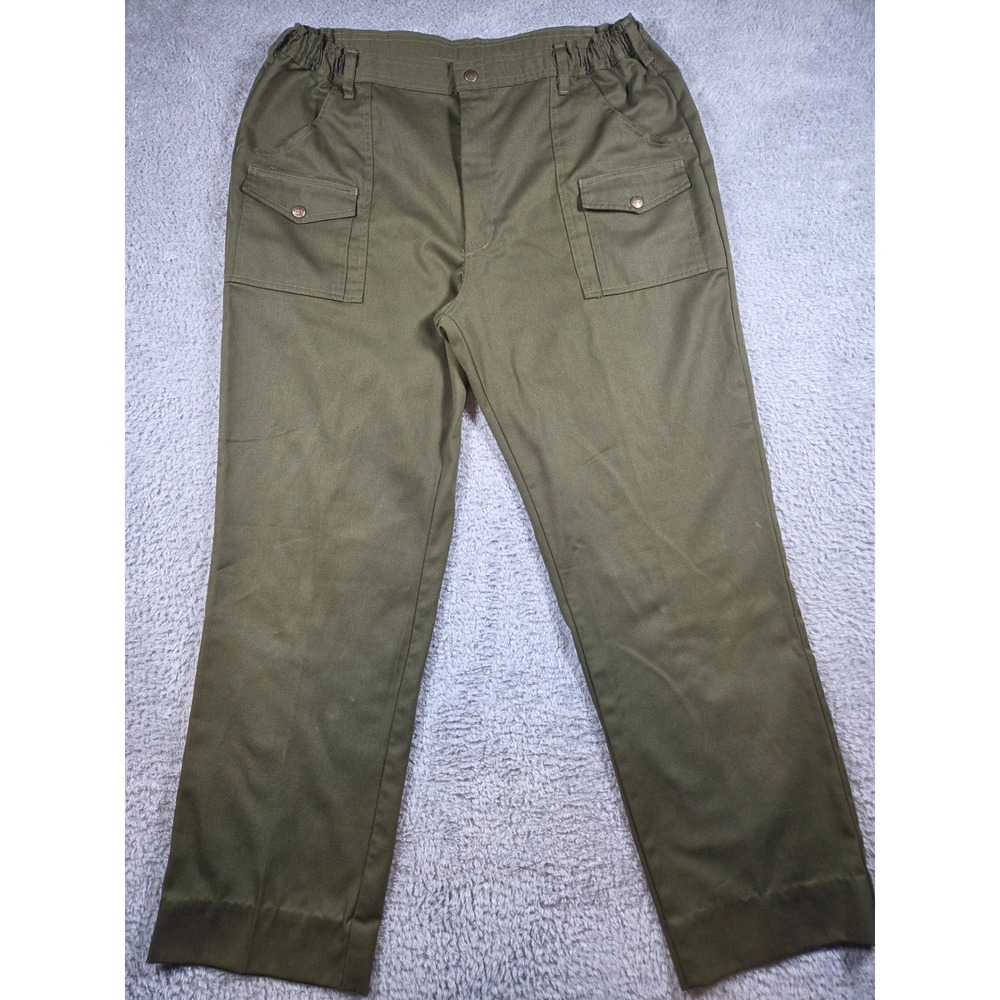 Boy Scouts of America Uniform Pants 40 Olive Green Mens Vintage Utility Trousers